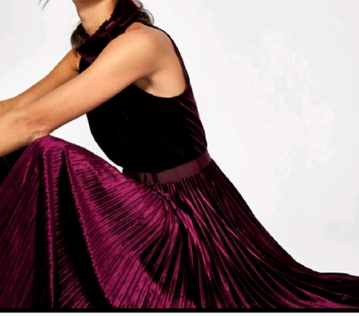 ted baker cornela dress oxblood